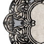 Conceptum Eugene V3 - 4643 - 1 Alfombra de Pasillo Blanco y Negro 80 x 150 cm